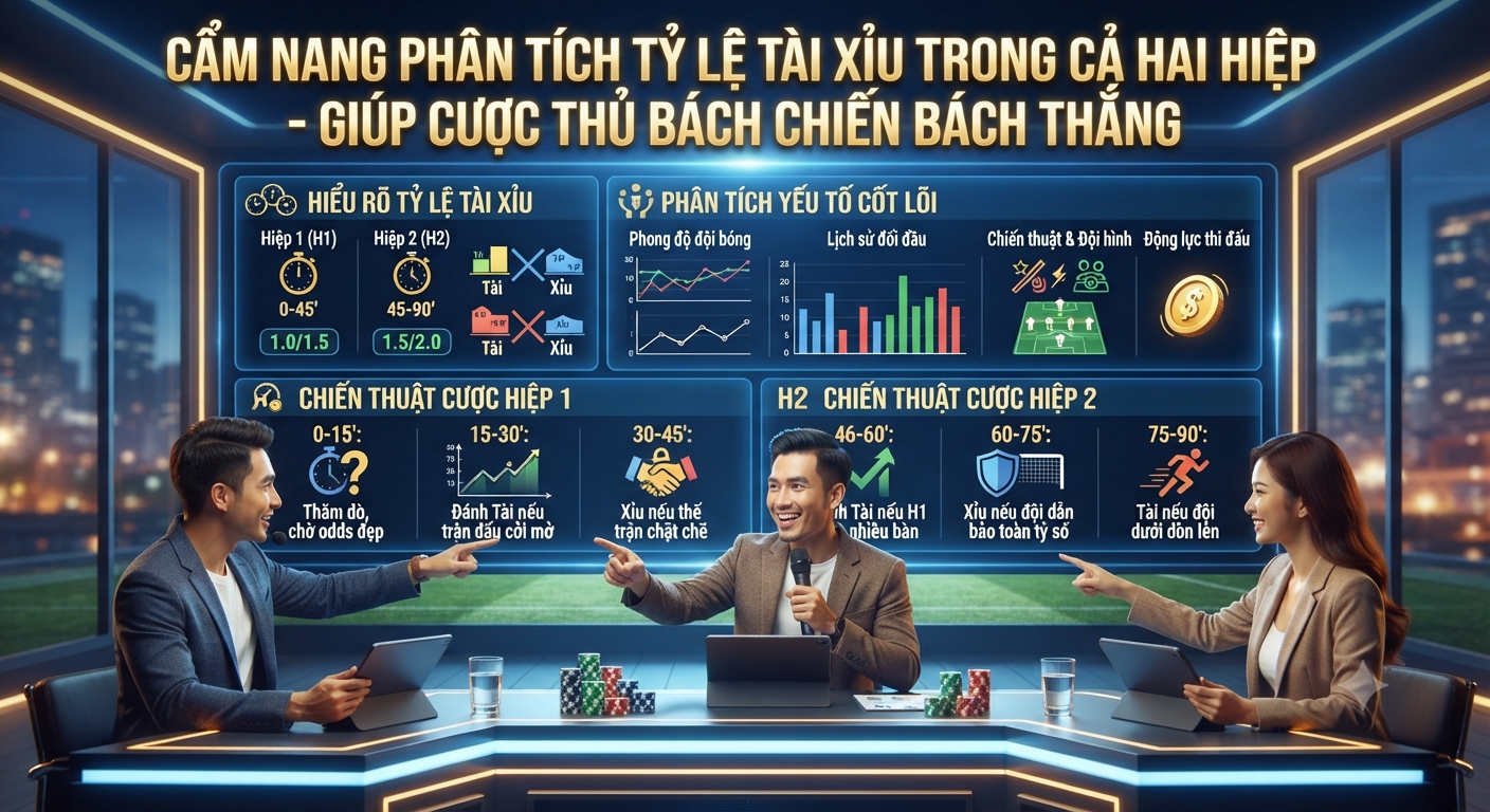 tỷ lệ tài xỉu trong cả hai hiệp